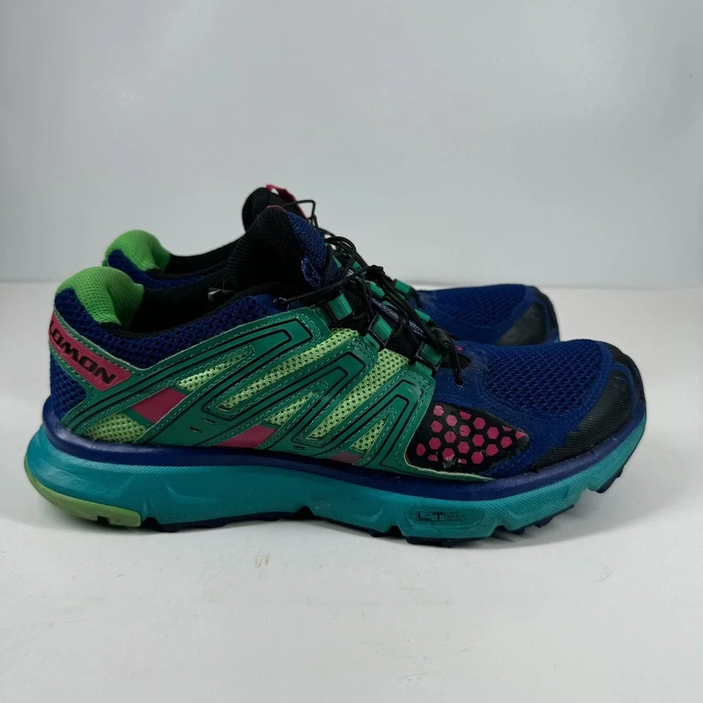 Salomon XR Mission 1 Women's US 8.5 Blue Hiking Trail Running Sneakers 369533